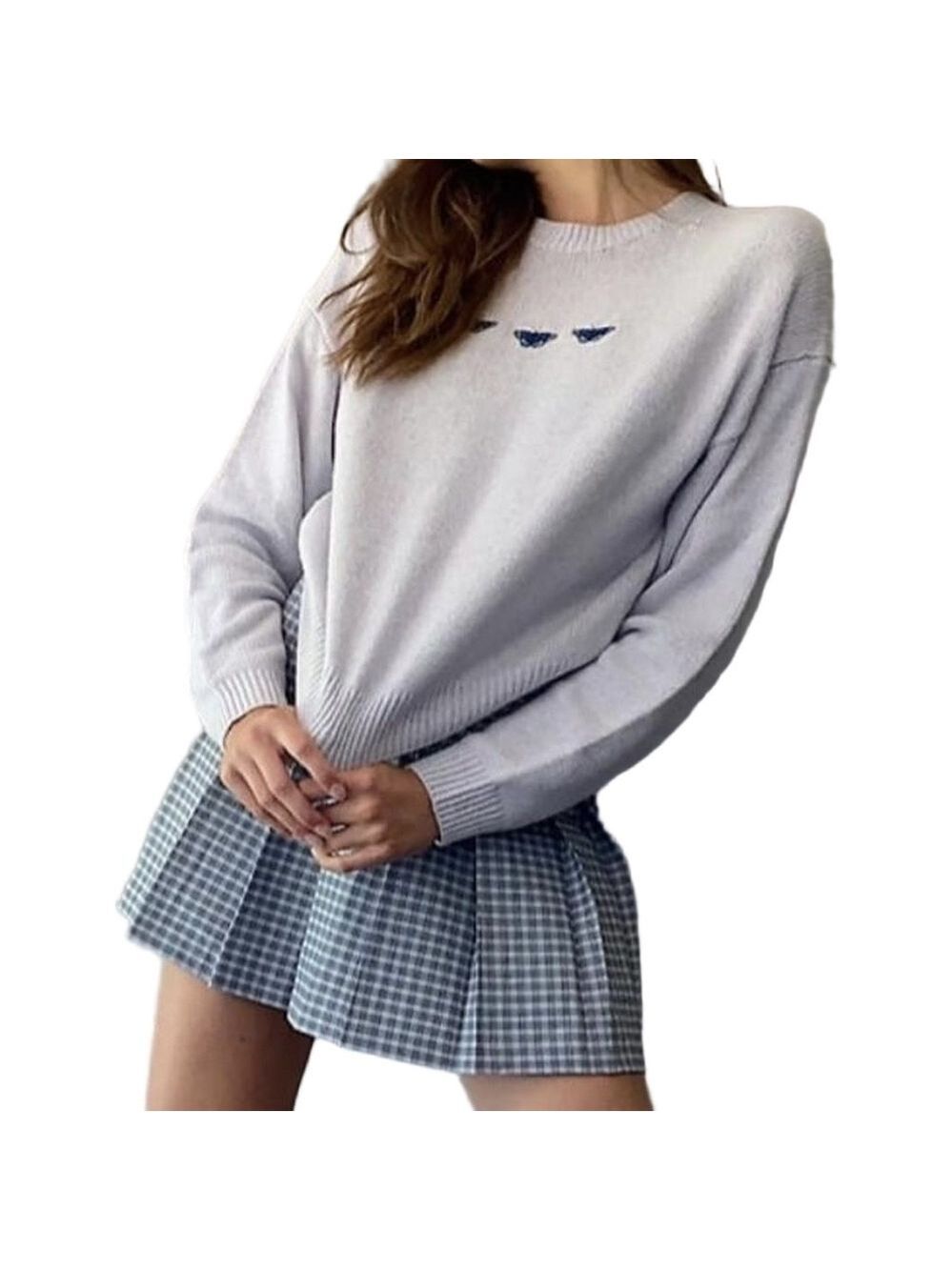 Sunday Best Soft Gray Knit Pullover